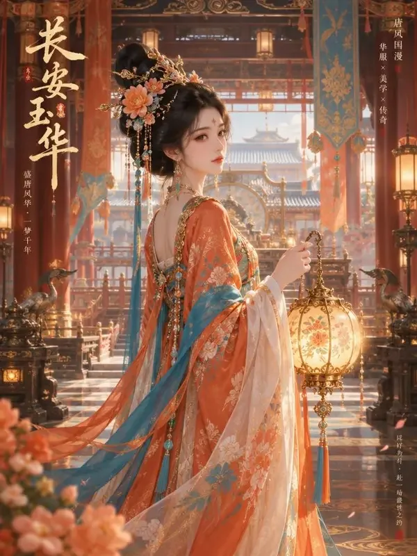 女神风华：一颦一笑 短剧封面，古装题材